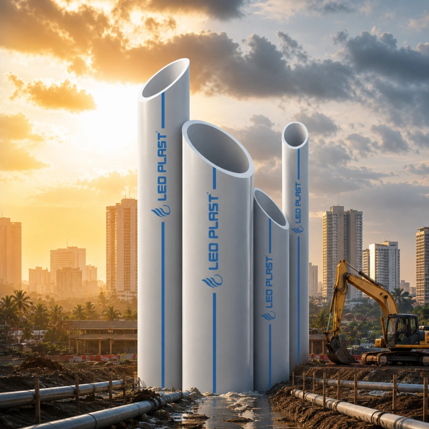 Leoplast rPVC pipes for irrigation