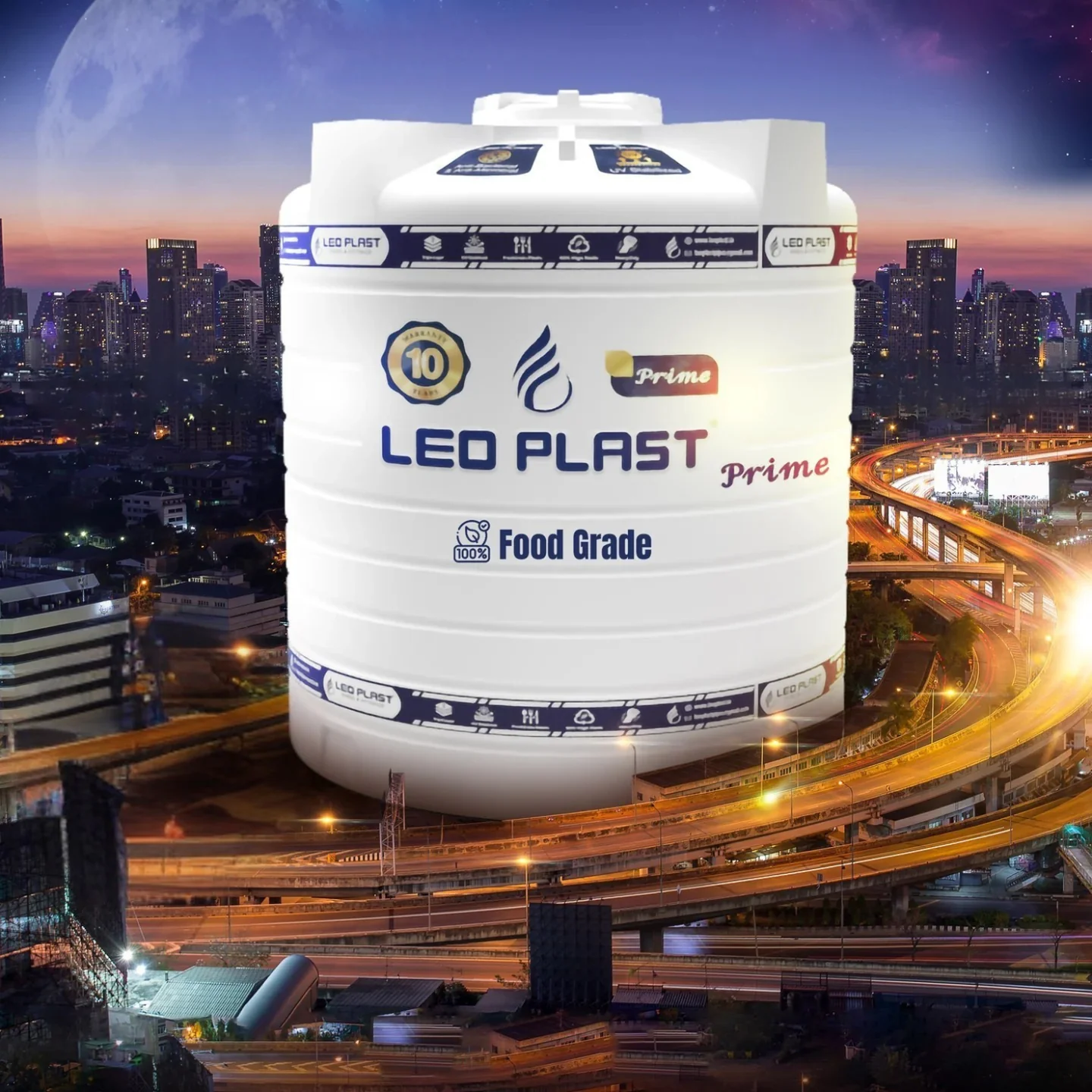 Leoplast water storage tank